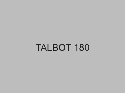 Enganches económicos para TALBOT 180